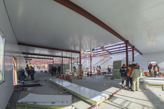 Russia New Coronavirus Hospital Facilities 