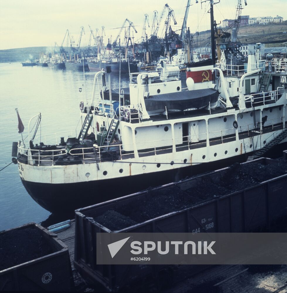 Vanino sea port in Khabarovsk Territory