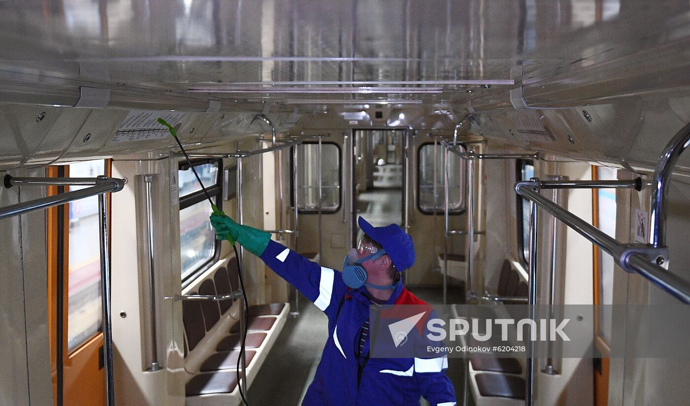 Russia Coronavirus Disinfection
