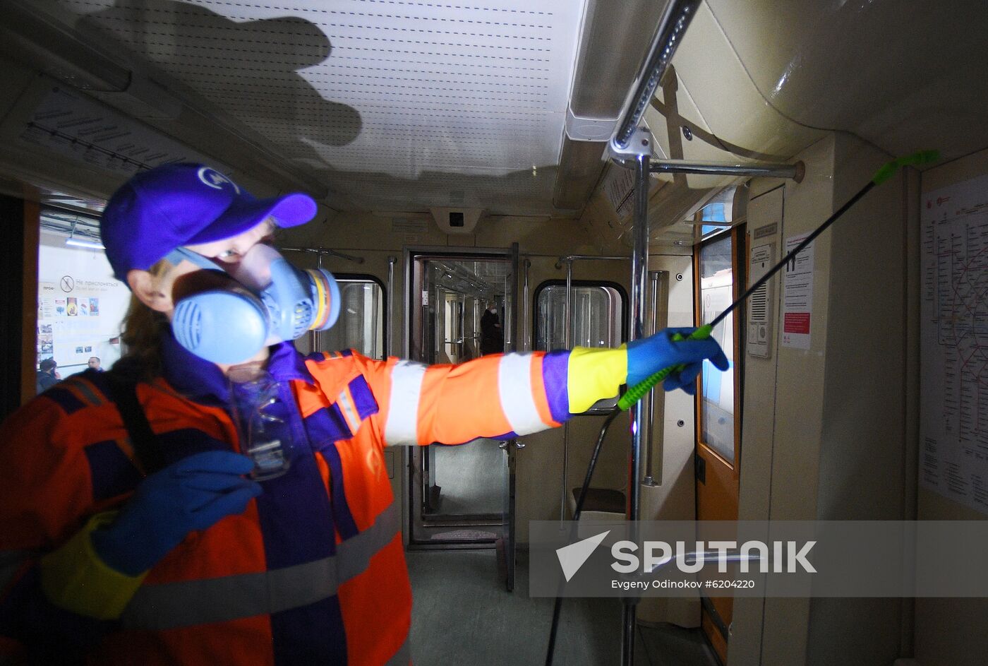Russia Coronavirus Disinfection