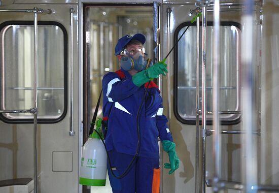 Russia Coronavirus Disinfection
