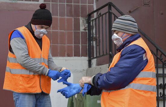 Russia Coronavirus Disinfection