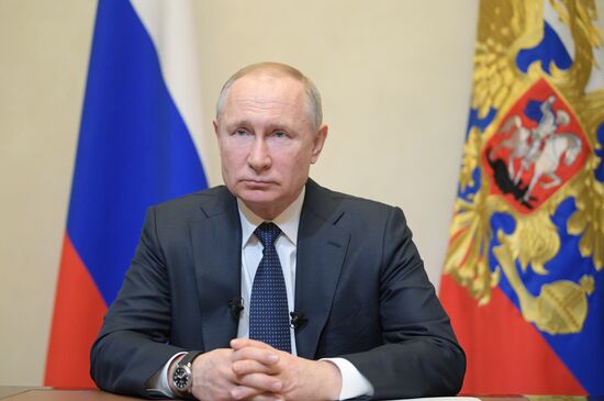 Russia Putin Coronavirus Address