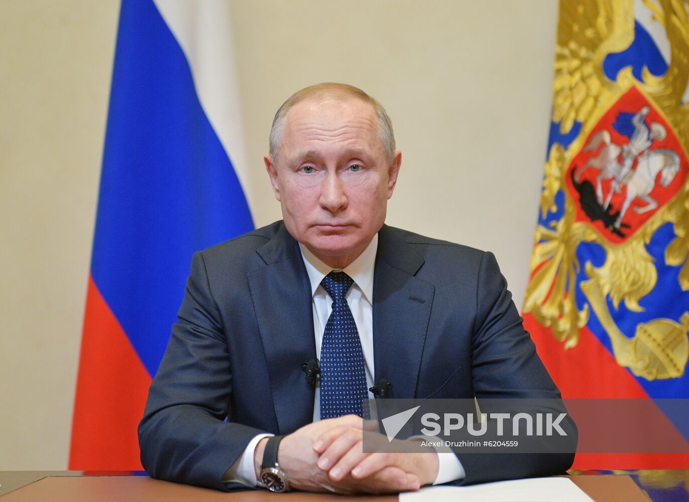 Russia Putin Coronavirus Address