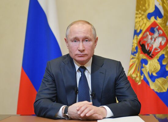 Russia Putin Coronavirus Address