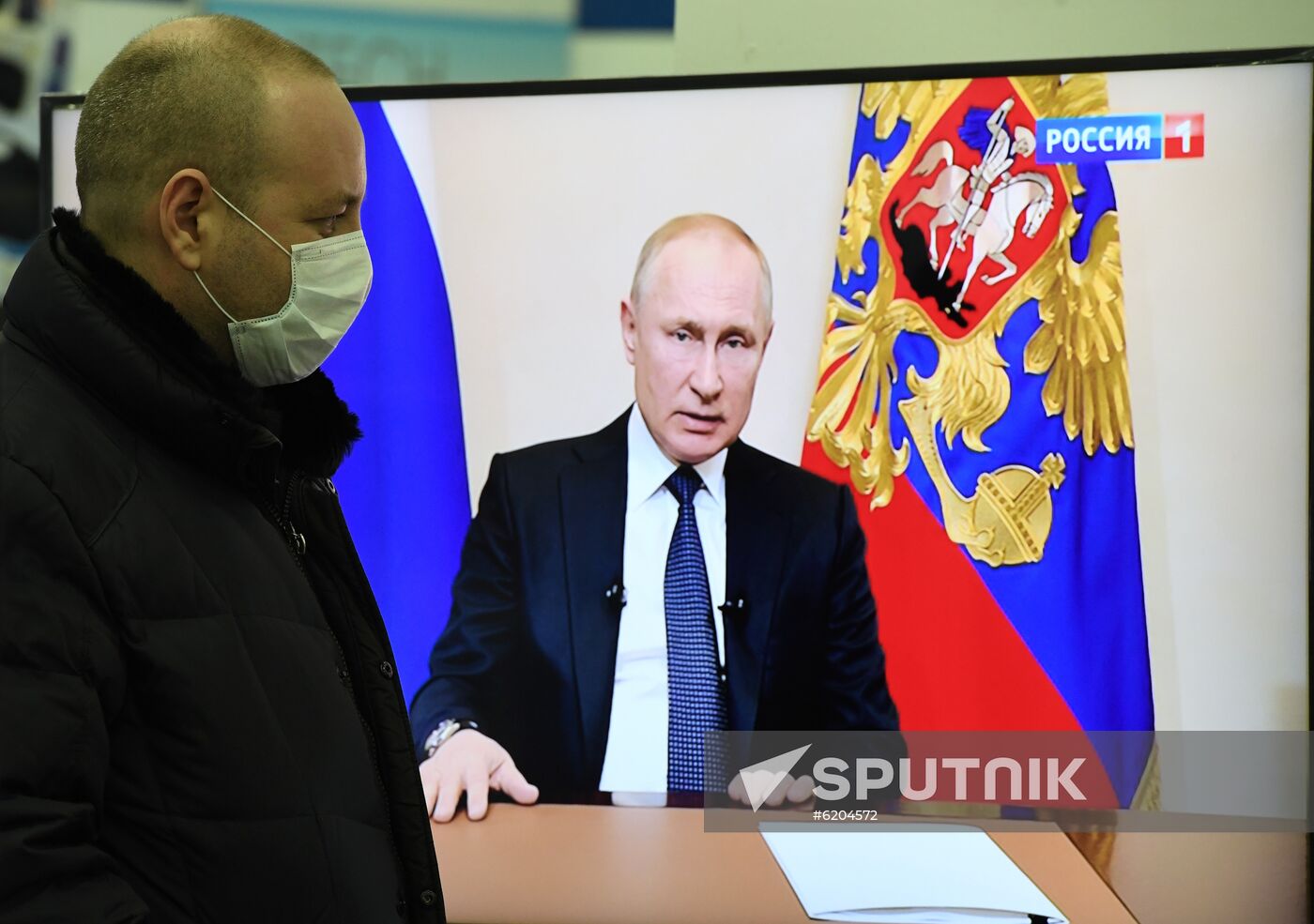 Russia Putin Coronavirus Address