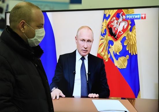 Russia Putin Coronavirus Address