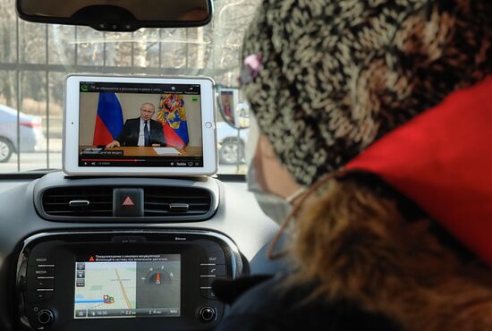 Russia Putin Coronavirus Address