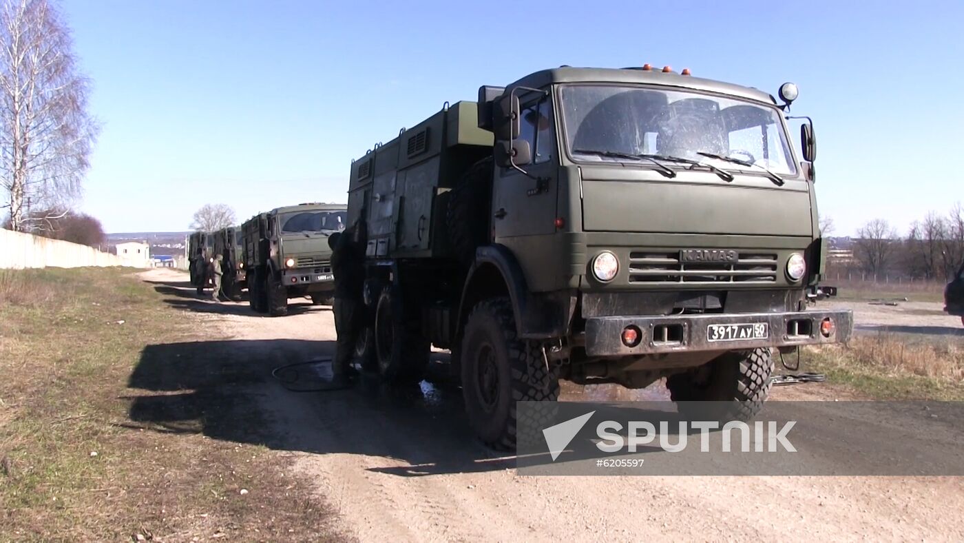 Russia Army Coronavirus Drills