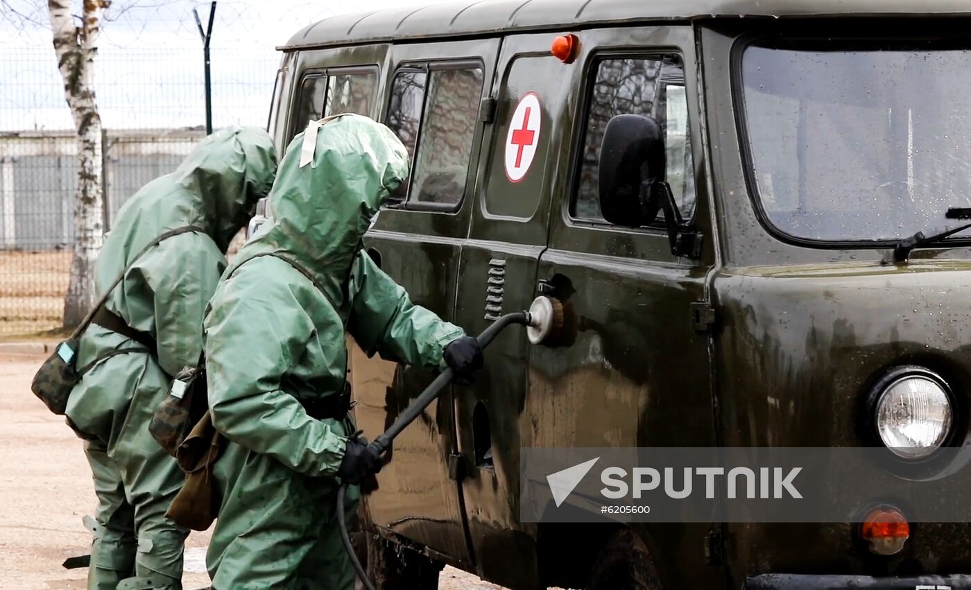 Russia Army Coronavirus Drills