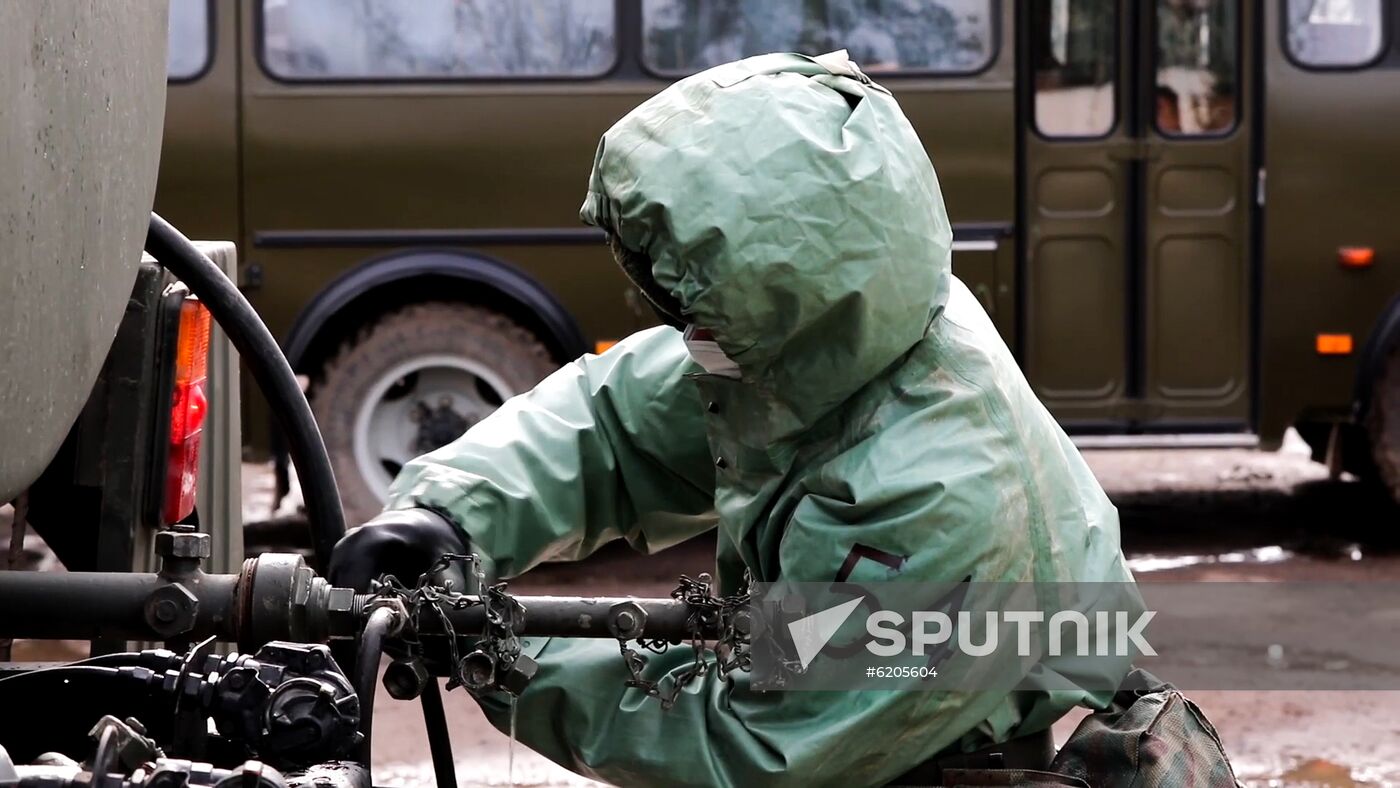 Russia Army Coronavirus Drills