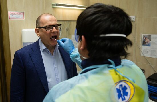 Russia Coronavirus Test