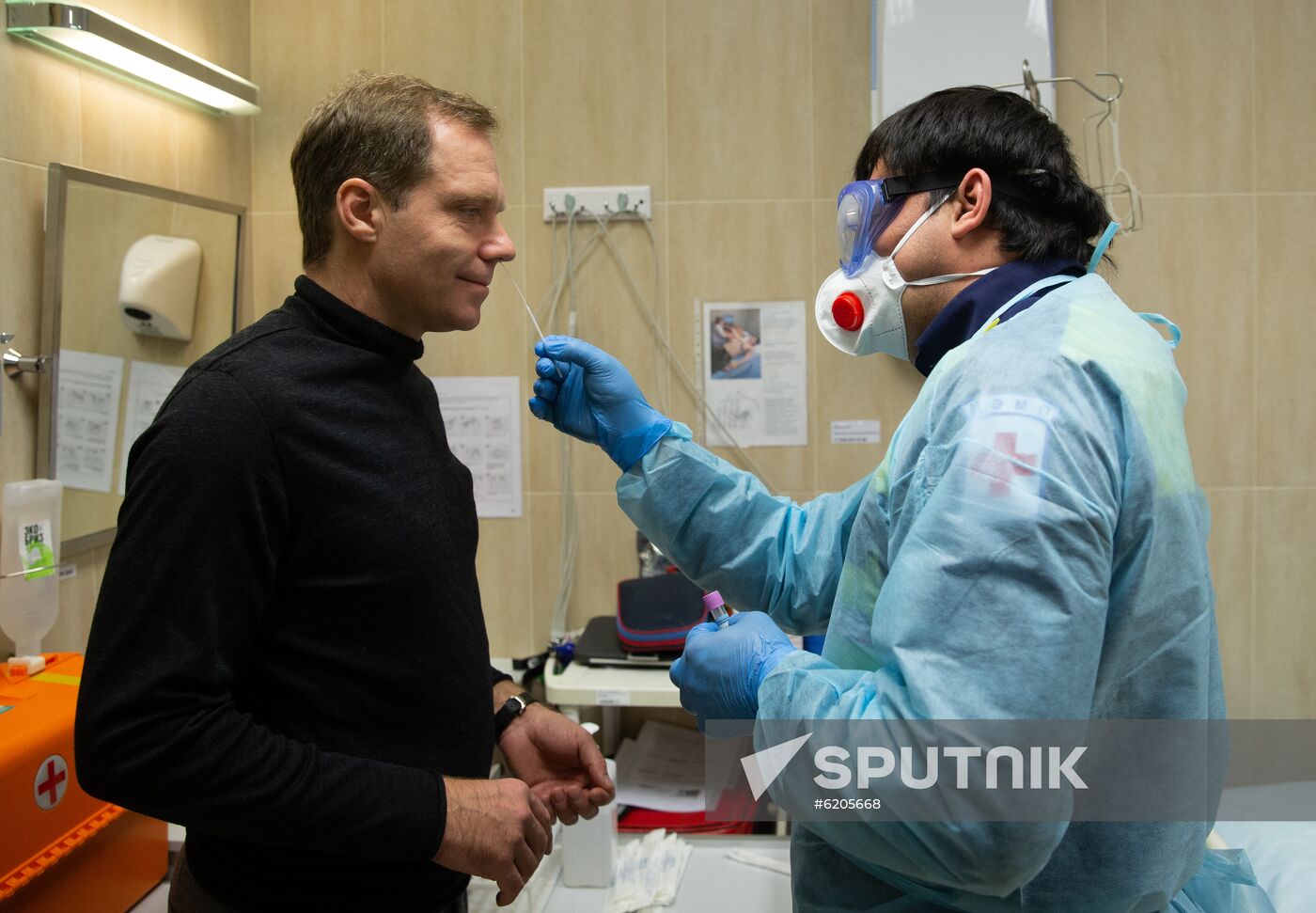 Russia Coronavirus Test