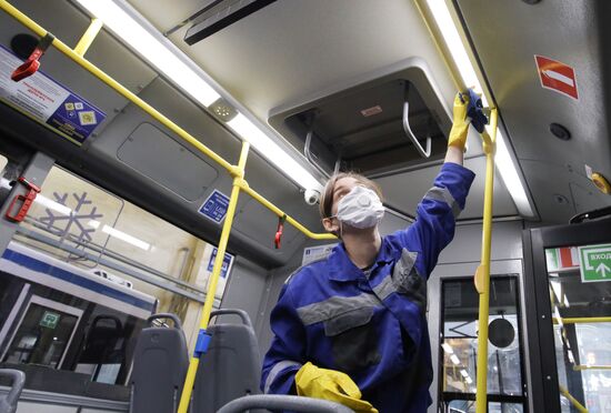 Russia Coronavirus Disinfection