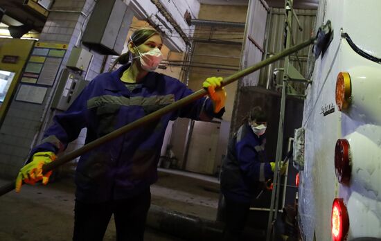 Russia Coronavirus Disinfection