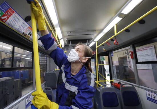 Russia Coronavirus Disinfection