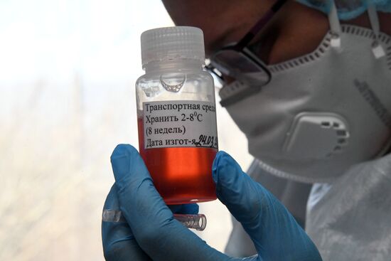 Russia Coronavirus Tests