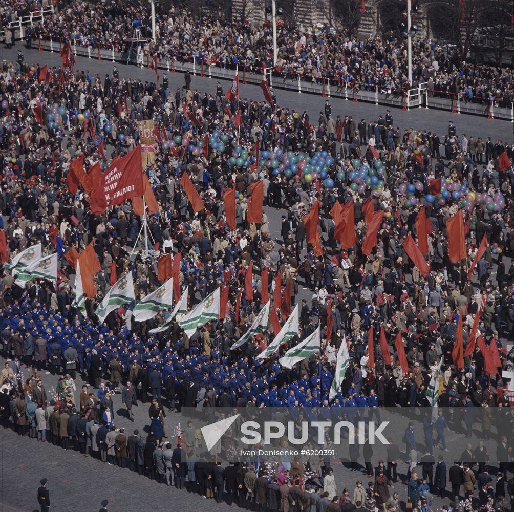 May 1 demonstration in Moscow