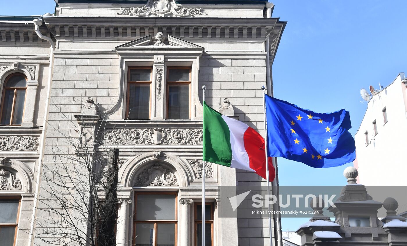 Russia Italy Coronavirus Victims Mourning