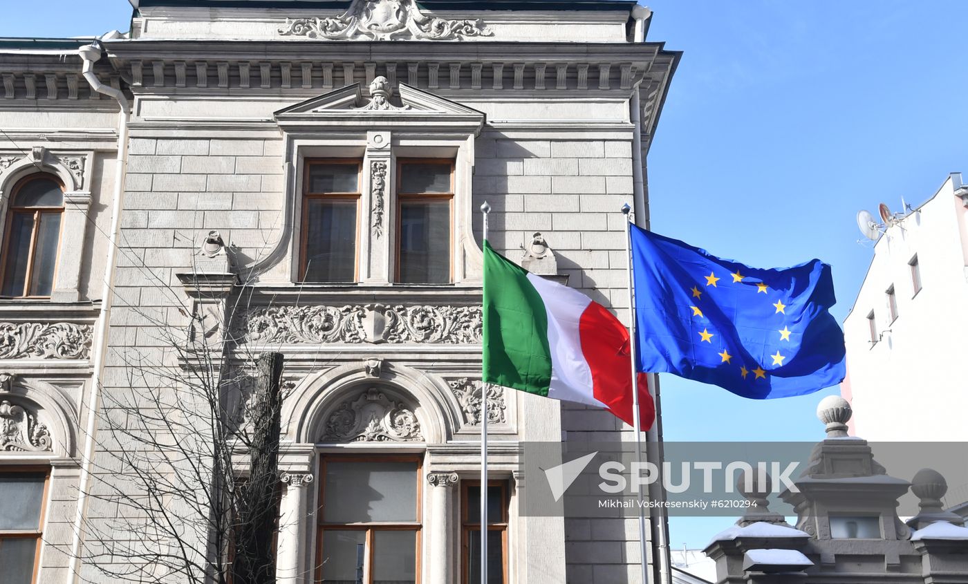 Russia Italy Coronavirus Victims Mourning