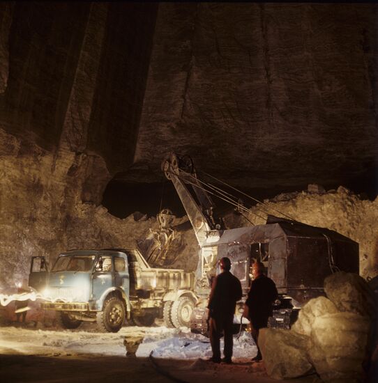 Salt mine in Donetsk Region