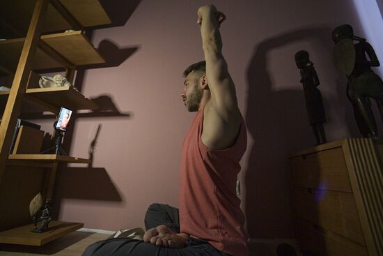 Russia Coronavirus Social Distancing