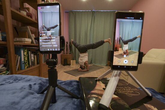 Russia Coronavirus Social Distancing