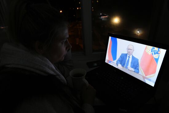 Russia Putin Address