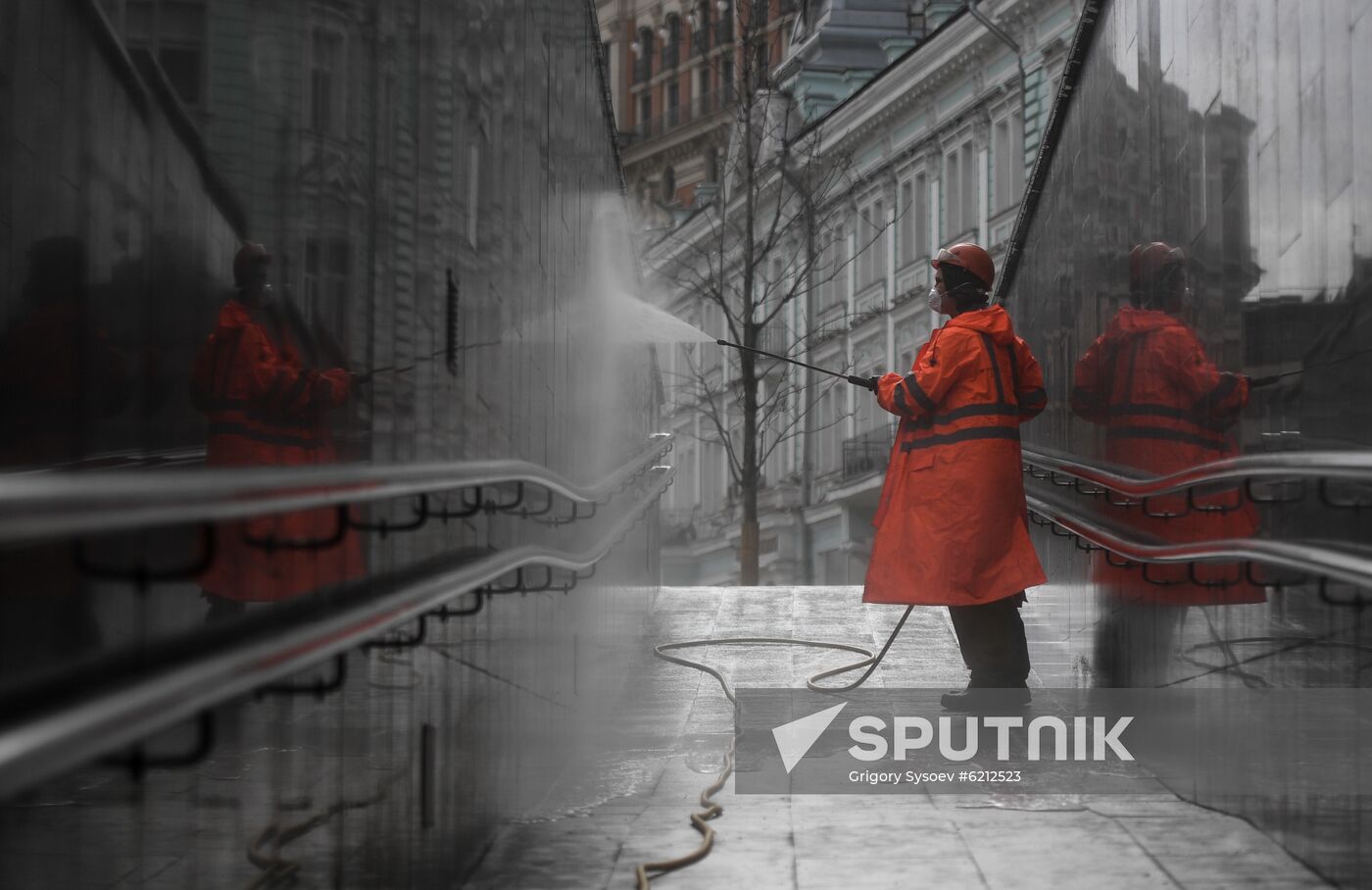 Russia Coronavirus Disinfection