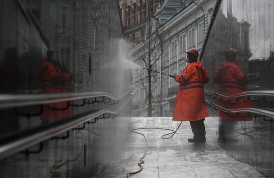 Russia Coronavirus Disinfection