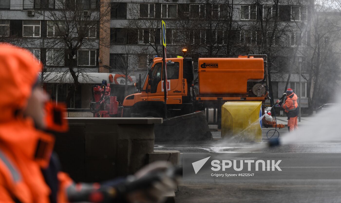 Russia Coronavirus Disinfection