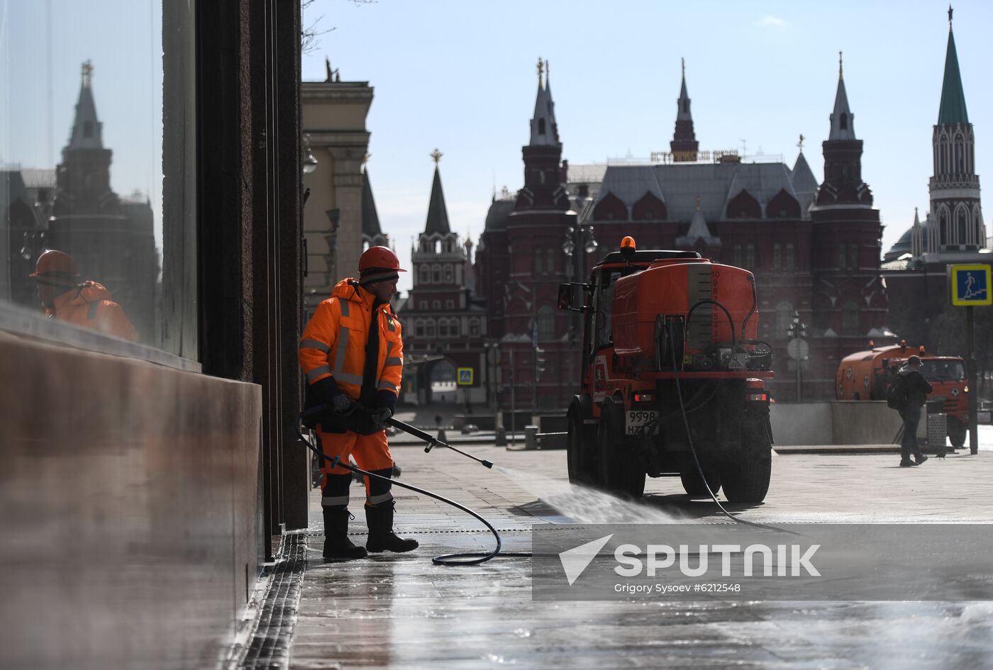 Russia Coronavirus Disinfection