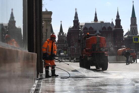 Russia Coronavirus Disinfection