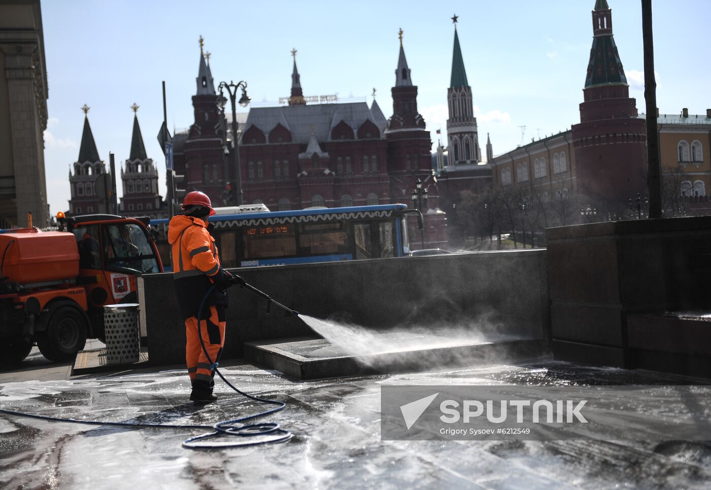 Russia Coronavirus Disinfection