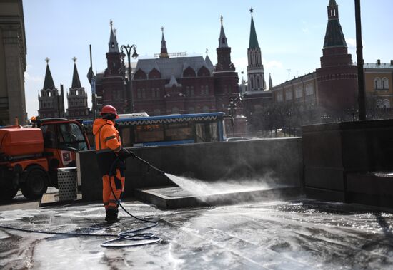Russia Coronavirus Disinfection