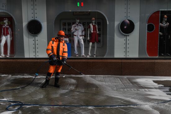 Russia Coronavirus Disinfection