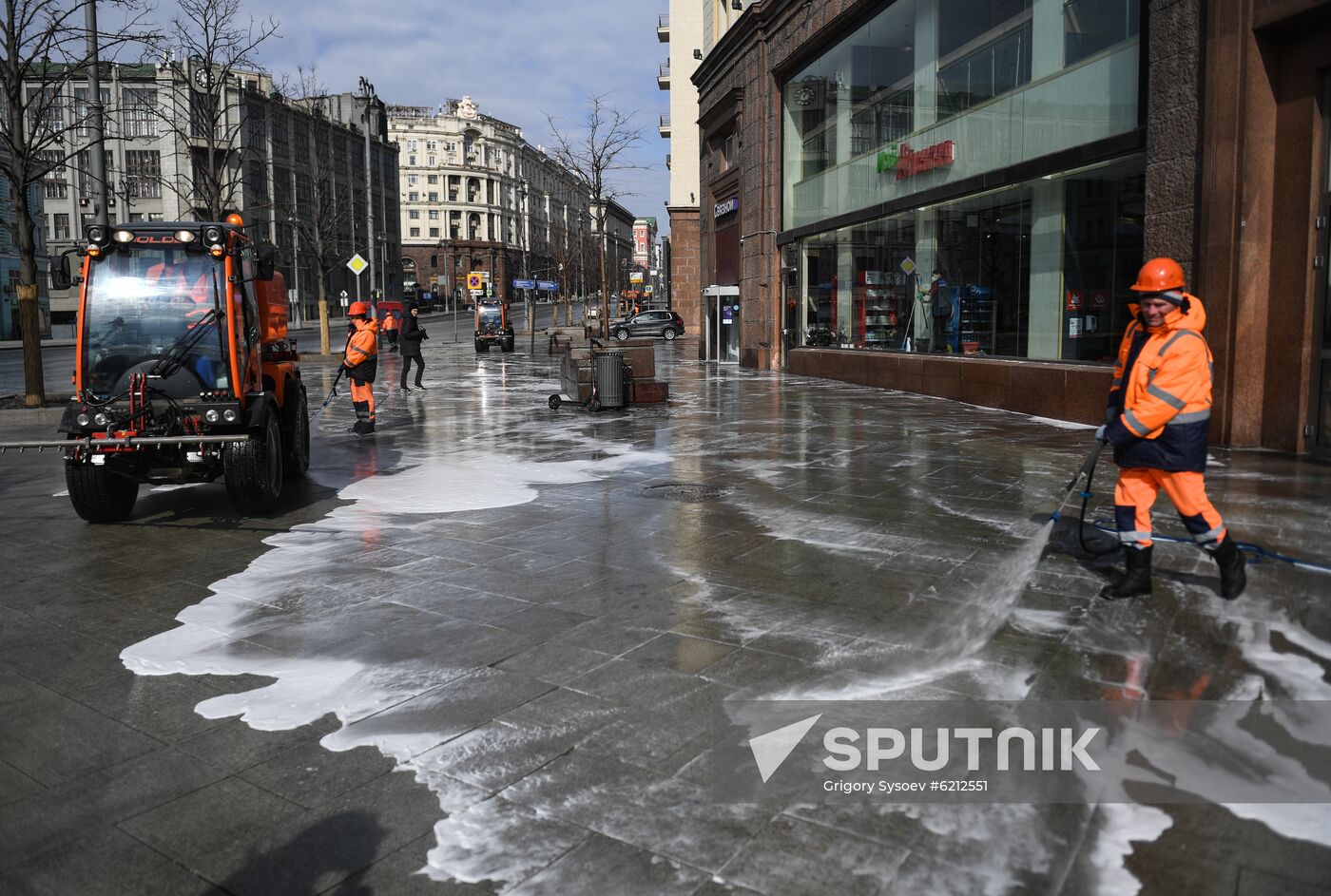 Russia Coronavirus Disinfection