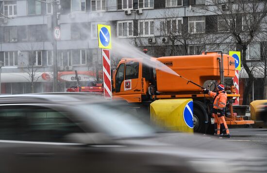 Russia Coronavirus Disinfection