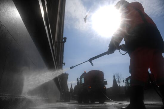 Russia Coronavirus Disinfection