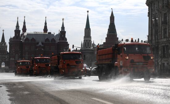Russia Coronavirus Disinfection