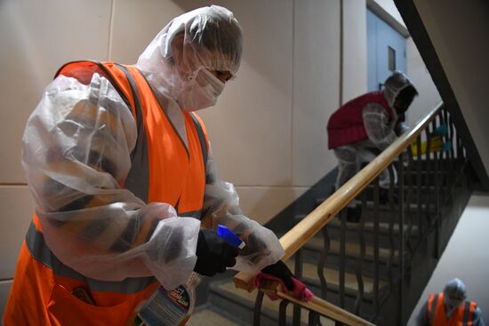 Russia Coronavirus Disinfecition