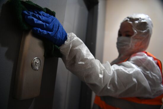 Russia Coronavirus Disinfecition