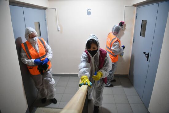 Russia Coronavirus Disinfecition