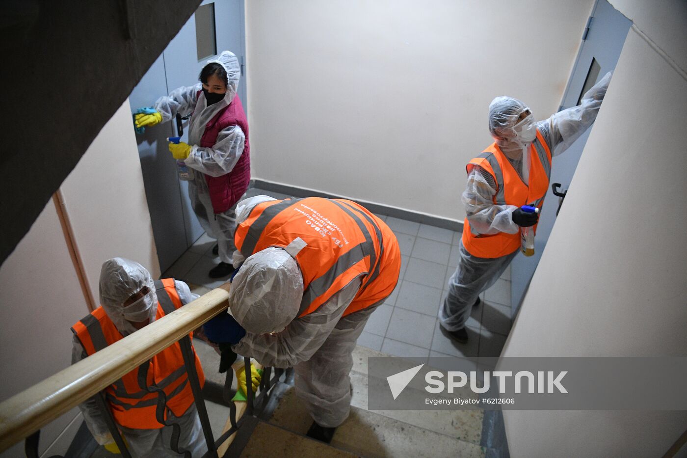 Russia Coronavirus Disinfecition