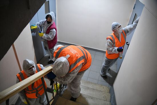 Russia Coronavirus Disinfecition
