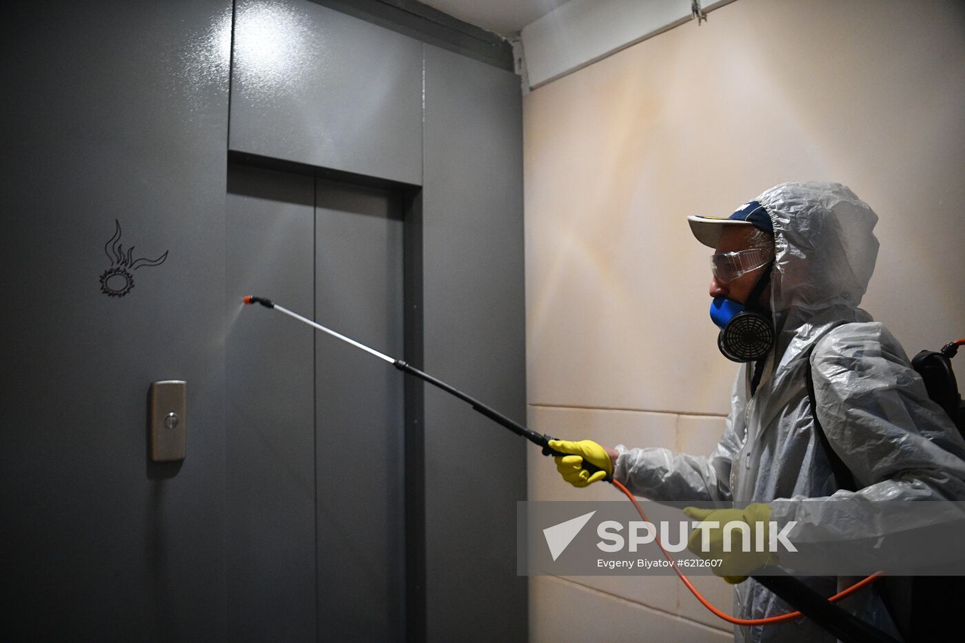Russia Coronavirus Disinfecition