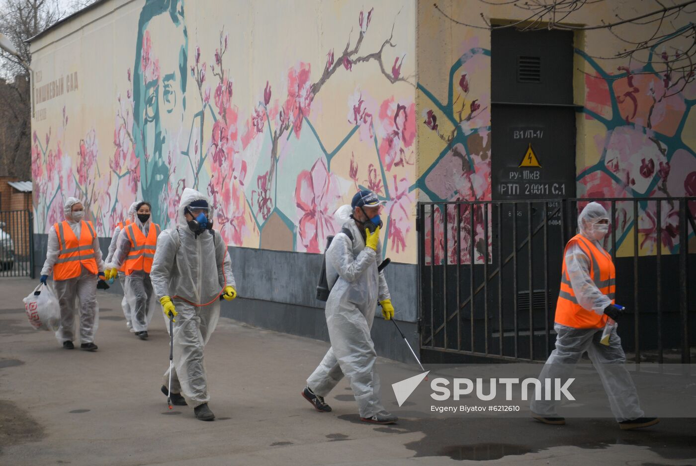 Russia Coronavirus Disinfecition