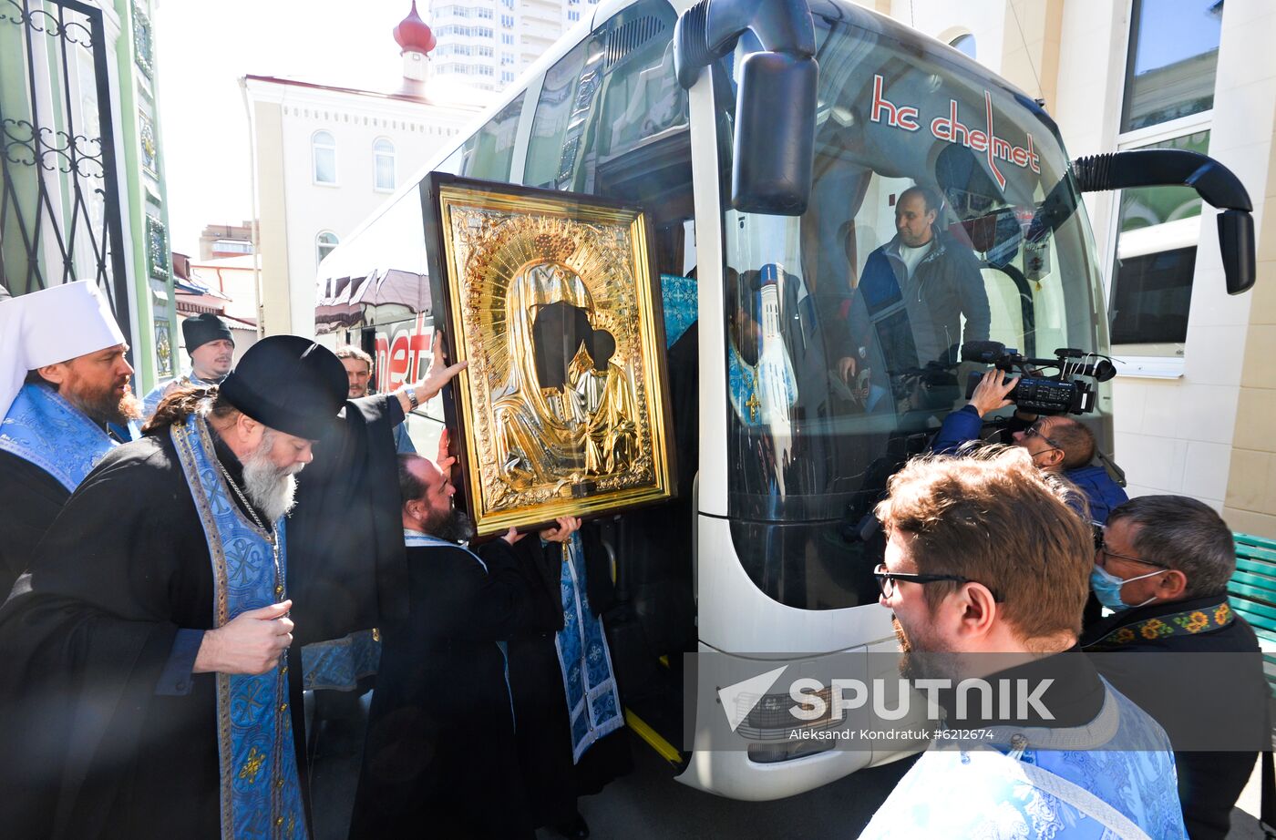 Russia Coronavirus Church