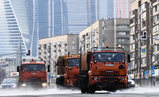 Russia Coronavirus Disinfection