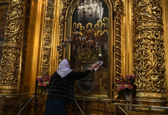 Russia Coronavirus Religious Procession